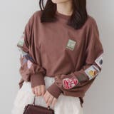 ブラウン | 【大人気リバイバル】お袖ワッペンロンT | RMAF NICE CLAUP / OLIVE des OLIVE