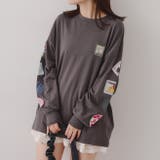 スミクロ | 【大人気リバイバル】お袖ワッペンロンT | RMAF NICE CLAUP / OLIVE des OLIVE