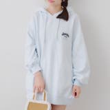 サックス | じゃれあいウサギスウェット | RMAF NICE CLAUP / OLIVE des OLIVE