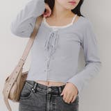 サックス | レースアップテレコプルオーバー | RMAF　NICE CLAUP / OLIVE des OLIVE