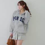 裏起毛 ビッグロゴジップパーカー | RMAF NICE CLAUP / OLIVE des OLIVE | 詳細画像3