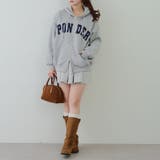 裏起毛 ビッグロゴジップパーカー | RMAF NICE CLAUP / OLIVE des OLIVE | 詳細画像8