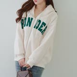 裏起毛 ビッグロゴジップパーカー | RMAF NICE CLAUP / OLIVE des OLIVE | 詳細画像14