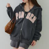 裏起毛 ビッグロゴジップパーカー | RMAF NICE CLAUP / OLIVE des OLIVE | 詳細画像1