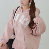 ピンク | 裏起毛 ビッグロゴジップパーカー | RMAF NICE CLAUP / OLIVE des OLIVE