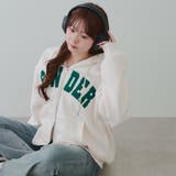 アイボリー | 裏起毛 ビッグロゴジップパーカー | RMAF NICE CLAUP / OLIVE des OLIVE