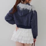 【セットアップ対応】フードファー付キラキラパーカー | RMAF　NICE CLAUP / OLIVE des OLIVE | 詳細画像5 