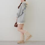 裏起毛 オタ活うさぎパーカー | RMAF　NICE CLAUP / OLIVE des OLIVE | 詳細画像8 