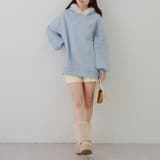 裏起毛 オタ活うさぎパーカー | RMAF　NICE CLAUP / OLIVE des OLIVE | 詳細画像19 