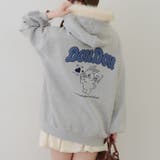 裏起毛 オタ活うさぎパーカー | RMAF　NICE CLAUP / OLIVE des OLIVE | 詳細画像6 