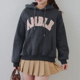 チャコール | 【裏起毛】ロゴフードパーカー | RMAF　NICE CLAUP / OLIVE des OLIVE