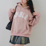 ピンク | 【裏起毛】ロゴフードパーカー | RMAF　NICE CLAUP / OLIVE des OLIVE