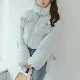 リボンが可愛いガーリーアウター♪2WAYリボン中綿ブルゾン | RMAF　NICE CLAUP / OLIVE des OLIVE | 詳細画像32 