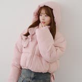 リボンが可愛いガーリーアウター♪2WAYリボン中綿ブルゾン | RMAF　NICE CLAUP / OLIVE des OLIVE | 詳細画像2 