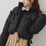 リボンが可愛いガーリーアウター♪2WAYリボン中綿ブルゾン | RMAF　NICE CLAUP / OLIVE des OLIVE | 詳細画像40 