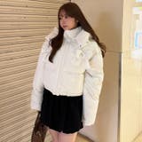 リボンが可愛いガーリーアウター♪2WAYリボン中綿ブルゾン | RMAF　NICE CLAUP / OLIVE des OLIVE | 詳細画像49 