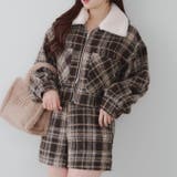 衿ファー付ショートジャケット | RMAF NICE CLAUP / OLIVE des OLIVE | 詳細画像2