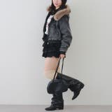 【丈を選べる】ファー付フードブルゾン | RMAF　NICE CLAUP / OLIVE des OLIVE | 詳細画像16 