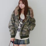 【丈を選べる】ファー付フードブルゾン | RMAF　NICE CLAUP / OLIVE des OLIVE | 詳細画像21 