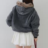 【丈を選べる】ファー付フードブルゾン | RMAF　NICE CLAUP / OLIVE des OLIVE | 詳細画像5 