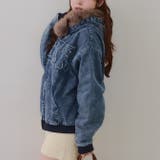 【丈を選べる】ファー付フードブルゾン | RMAF　NICE CLAUP / OLIVE des OLIVE | 詳細画像43 