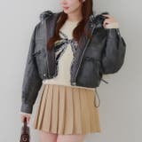 フードファーリボンブルゾン | RMAF NICE CLAUP / OLIVE des OLIVE | 詳細画像18