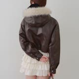 フードファーリボンブルゾン | RMAF NICE CLAUP / OLIVE des OLIVE | 詳細画像4