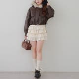 フードファーリボンブルゾン | RMAF NICE CLAUP / OLIVE des OLIVE | 詳細画像5