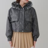 フードファーリボンブルゾン | RMAF NICE CLAUP / OLIVE des OLIVE | 詳細画像24