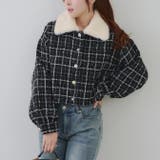 ブラック | ラメツイード多釦ジャケット | RMAF　NICE CLAUP / OLIVE des OLIVE