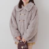 ラビットファービット付きミドルコート | RMAF NICE CLAUP / OLIVE des OLIVE | 詳細画像15