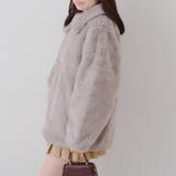 ラビットファービット付きミドルコート | RMAF NICE CLAUP / OLIVE des OLIVE | 詳細画像16