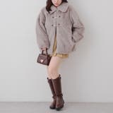 ラビットファービット付きミドルコート | RMAF NICE CLAUP / OLIVE des OLIVE | 詳細画像19