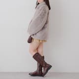ラビットファービット付きミドルコート | RMAF NICE CLAUP / OLIVE des OLIVE | 詳細画像20