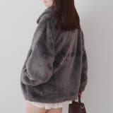 ラビットファービット付きミドルコート | RMAF NICE CLAUP / OLIVE des OLIVE | 詳細画像4