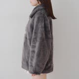 ラビットファービット付きミドルコート | RMAF NICE CLAUP / OLIVE des OLIVE | 詳細画像26