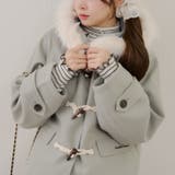 ファー付きダッフルコート | RMAF　NICE CLAUP / OLIVE des OLIVE | 詳細画像11 