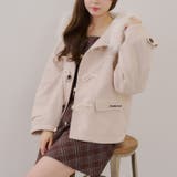 アイボリー | ファー付きダッフルコート | RMAF　NICE CLAUP / OLIVE des OLIVE