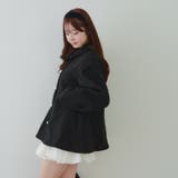 ミドル丈ペプラムコート | RMAF　NICE CLAUP / OLIVE des OLIVE | 詳細画像3 