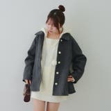 ミドル丈ペプラムコート | RMAF　NICE CLAUP / OLIVE des OLIVE | 詳細画像17 