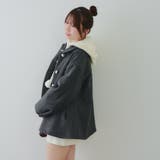 ミドル丈ペプラムコート | RMAF　NICE CLAUP / OLIVE des OLIVE | 詳細画像18 