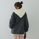 ミドル丈ペプラムコート | RMAF　NICE CLAUP / OLIVE des OLIVE | 詳細画像19 