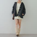 ミドル丈ペプラムコート | RMAF　NICE CLAUP / OLIVE des OLIVE | 詳細画像22 