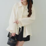 ミドル丈ペプラムコート | RMAF　NICE CLAUP / OLIVE des OLIVE | 詳細画像30 