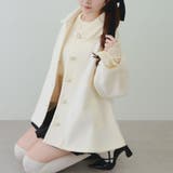 ミドル丈ペプラムコート | RMAF　NICE CLAUP / OLIVE des OLIVE | 詳細画像31 