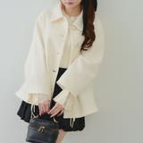 アイボリー | ミドル丈ペプラムコート | RMAF　NICE CLAUP / OLIVE des OLIVE