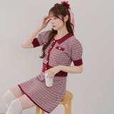 【セットアップ】ツイードポロ×ミニスカート | RMAF NICE CLAUP / OLIVE des OLIVE | 詳細画像2