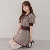 ブラウン | 【セットアップ】ツイードポロ×ミニスカート | RMAF NICE CLAUP / OLIVE des OLIVE