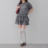 【セットアップ】キラキラTシャツ&ミニスカート | RMAF NICE CLAUP / OLIVE des OLIVE | 詳細画像4