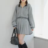 【セットアップ】ニットラインパーカー & ミニスカート | RMAF NICE CLAUP / OLIVE des OLIVE | 詳細画像1